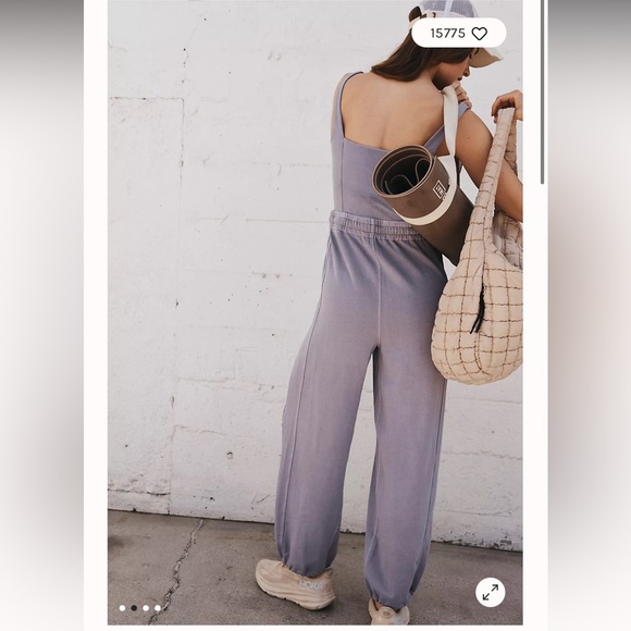 Free People Purple (trailblazer-color) Inbound Onesie Jumpsuit‎ - Picture 7 of 14